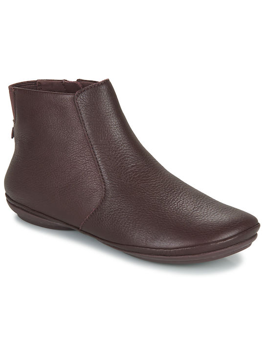 Camper Leder Damen Knöchelstiefel Braun