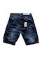 RS38A Men's Shorts Jeans Black