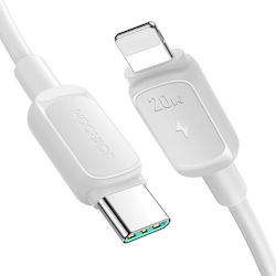 Joyroom USB-C zu Lightning Kabel Weiß 1.2m (S-CL020A14)