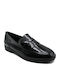 Patent Leather Women's Moccasins in Black Color