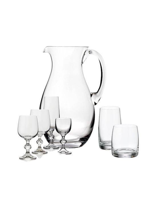 Crystalite Bohemia Crystal Jug with Glasses ml 36pcs