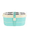 Plastic Lunch Box Multicolour