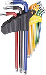 Topmaster Σετ 9 Κλειδιά Torx σε Σχήμα L