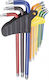 Topmaster Σετ 9 Κλειδιά Torx σε Σχήμα L