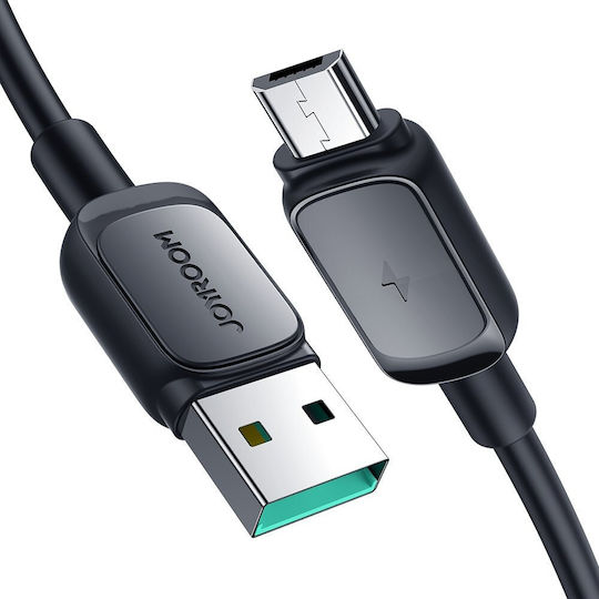Joyroom S-AM018A14 Regular USB 2.0 spre micro USB Cablu Negru 2m 1buc