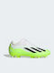 X Crazyfast.3 Kids Molded Soccer Shoes with Sock without Laces White