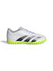 Adidas Παιδικά Ποδοσφαιρικά Παπούτσια Accuracy.4 με Σχάρα Λευκά