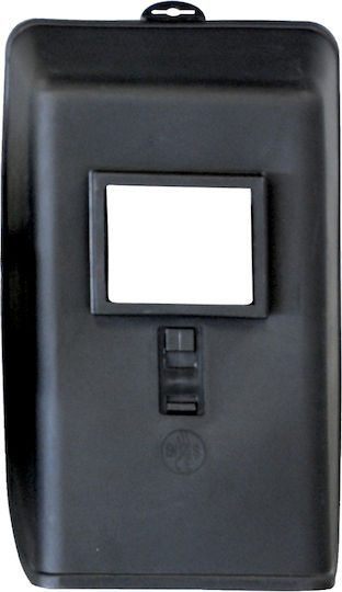 Unimac Mască de Sudură de Mână Câmp Vizual 90x110mm Negru