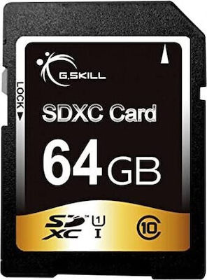 G.Skill SDXC 64GB Clasa 10 U1 UHS-I