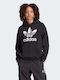 Trefoil Women's Sweatshirt Hooded Black
