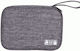 19x12x3,5εκ Cable Bag Gray