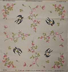 Petalouda Beige Embroidery 100x100cm