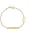Ortaxidis Kids Bracelet ID from Gold 9K