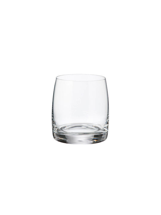 BOHEMIA PAVO set of 6 crystal whisky glasses 290ml