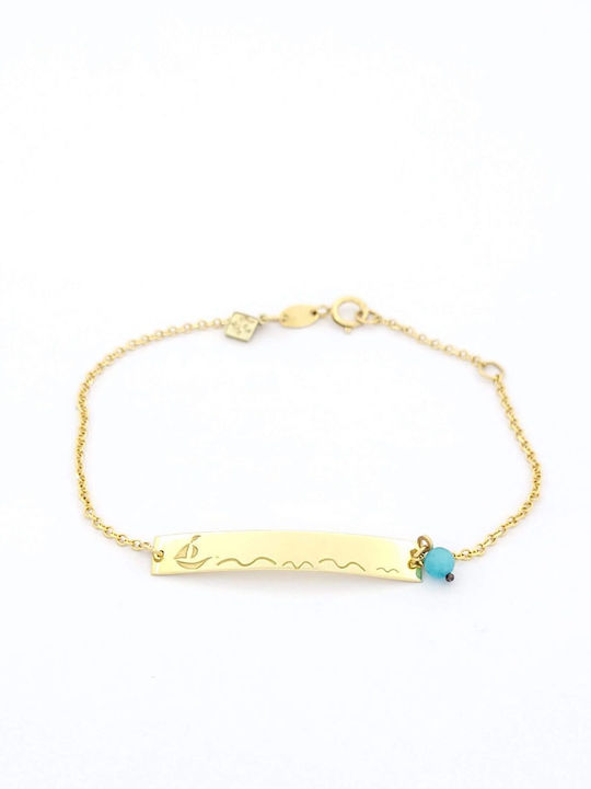 Kids Bracelet ID from Gold 14K