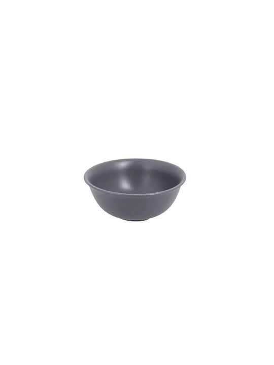 Rak Ceramics Serving Bowl Round made of Porcelain Gray with Diameter 16cm