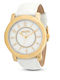 Folli Follie Vibrant Memories Damen Uhr mit Weiß Lederarmband