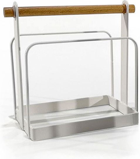 General Trade Metallic Napkin Holder White 14.5x10.5x16cm 24328321