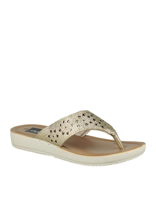 Yfantidis Gold Sandals