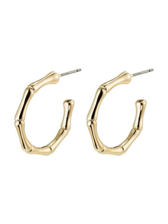 Pilgrim Earrings Hoops Gold Plated