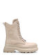 Ghete dama Ankle Boots Bej