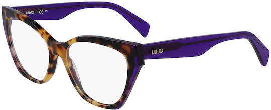 Liu Jo Women's Butterfly Brown Tortoise Prescription Eyeglass Frames LJ2781-261