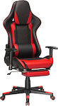 Ravenna 040163 Gaming Chair with Adjustable Arms and Footrest Red