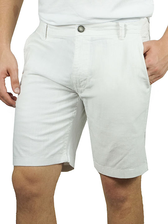 Marcus Men's Shorts Chino White