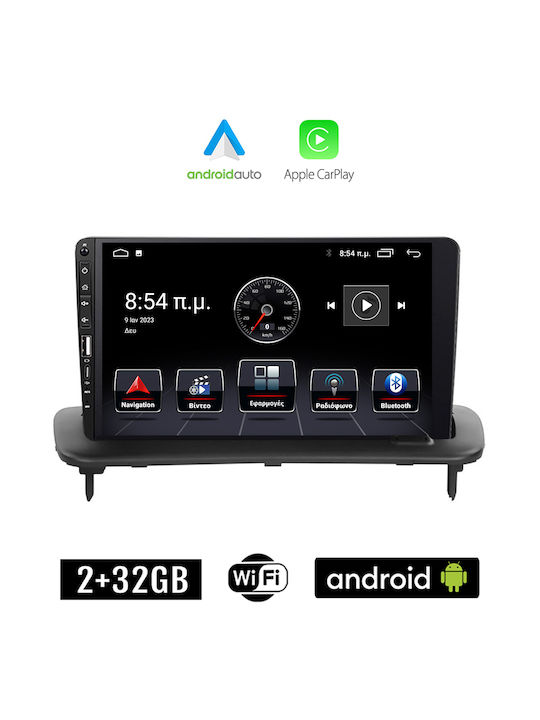 Kirosiwa Car-Audiosystem für Volvo S40 2004-2012 (Bluetooth/USB/WiFi/GPS/Apple-Carplay/Android-Auto) mit Touchscreen 9"