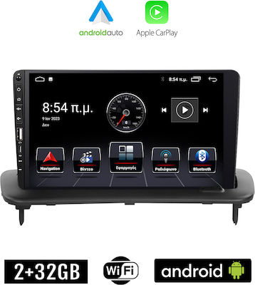 Kirosiwa 2004-2012 Ηχοσύστημα Αυτοκινήτου για Volvo S40 2004-2012 (Bluetooth/USB/WiFi/GPS/Apple-Carplay/Android-Auto) με Οθόνη Αφής 9"