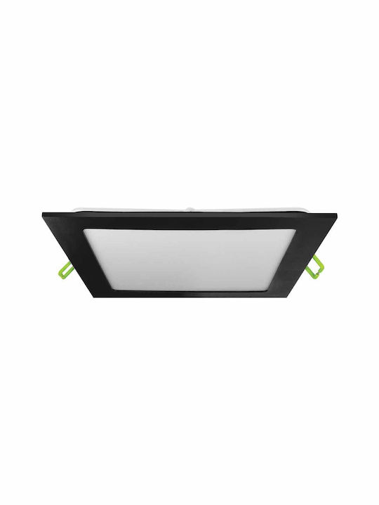 Vivalux Τετράγωνο Χωνευτό LED Panel 12W με Φυσικό Λευκό Φως 4000K