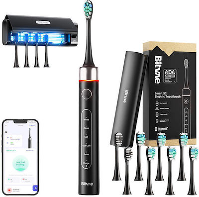 Bitvae Electric Toothbrush with Timer, Pressure Sensor and Travel Case