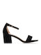 Suede Sandals Black