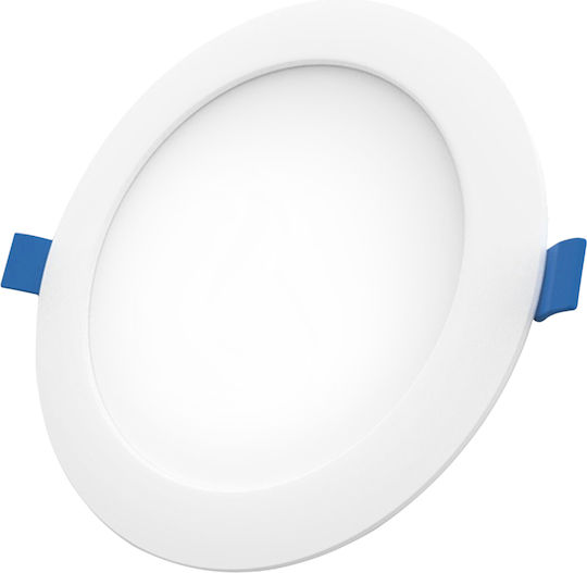 Wellmax Panou LED Rotund Încastrat 24W cu Lumină Alb Rece 6500K 22.5cm