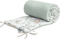 Sensillo Crib Bumpers Classic Inside Green 30x180cm