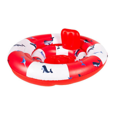 Swim Essentials Kinder Schwimmtrainer Swimtrainer mit Durchmesser 69cm für 6 bis 12 Monate Rot