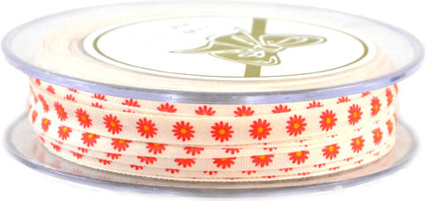 Kappa Decor Fabric Ribbon Red 6mm 23m 1pcs