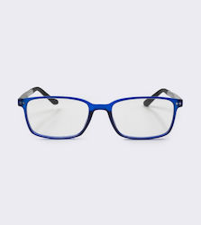 Frog Optical Lesebrillen +3.00 in Blau Farbe F238