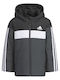 Kids' Sports Jacket Short with Hood Black