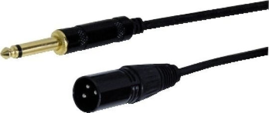 GBC GBC XLR Cable Male 6.3mm Male Black 5m