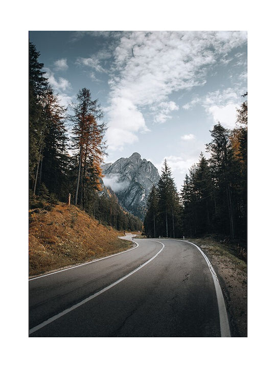 Walls Walls Poster Road in the Mountain 15x20cm