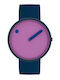 Picto Men's Watch 40mm Battery with Blue Fabric Strap