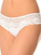 Damen Slip mit Spitze Weiß