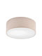 Lamkur Deckenleuchte 35cm Beige mit Fassung E27