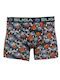 Suga 2907 Men's Boxer Blue with Patterns