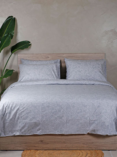 Sunshine Sheet Sets King Size 260x270cm. Cotton Feelings 2040 Grey 4pcs