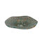 HFA Round Glass Decorative Platter Gray 35x35x8cm