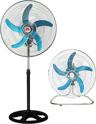 327613 Vielseitiger 45cm Blauer Ventilator