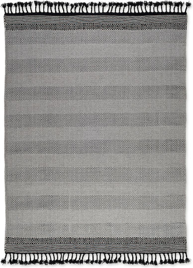 Tapicap Kerren Outdoor Lucrat manual Covor De exterior Rectangular Grey / Black