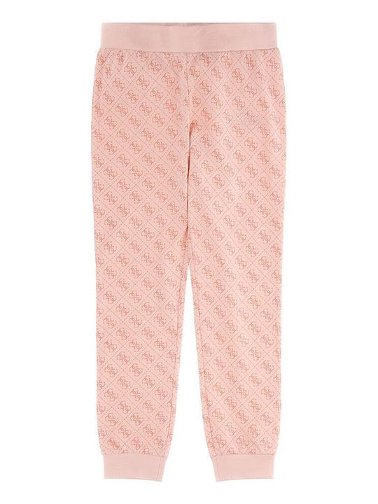 Guess Copilăresc Pantalon de Trening Roz 1buc